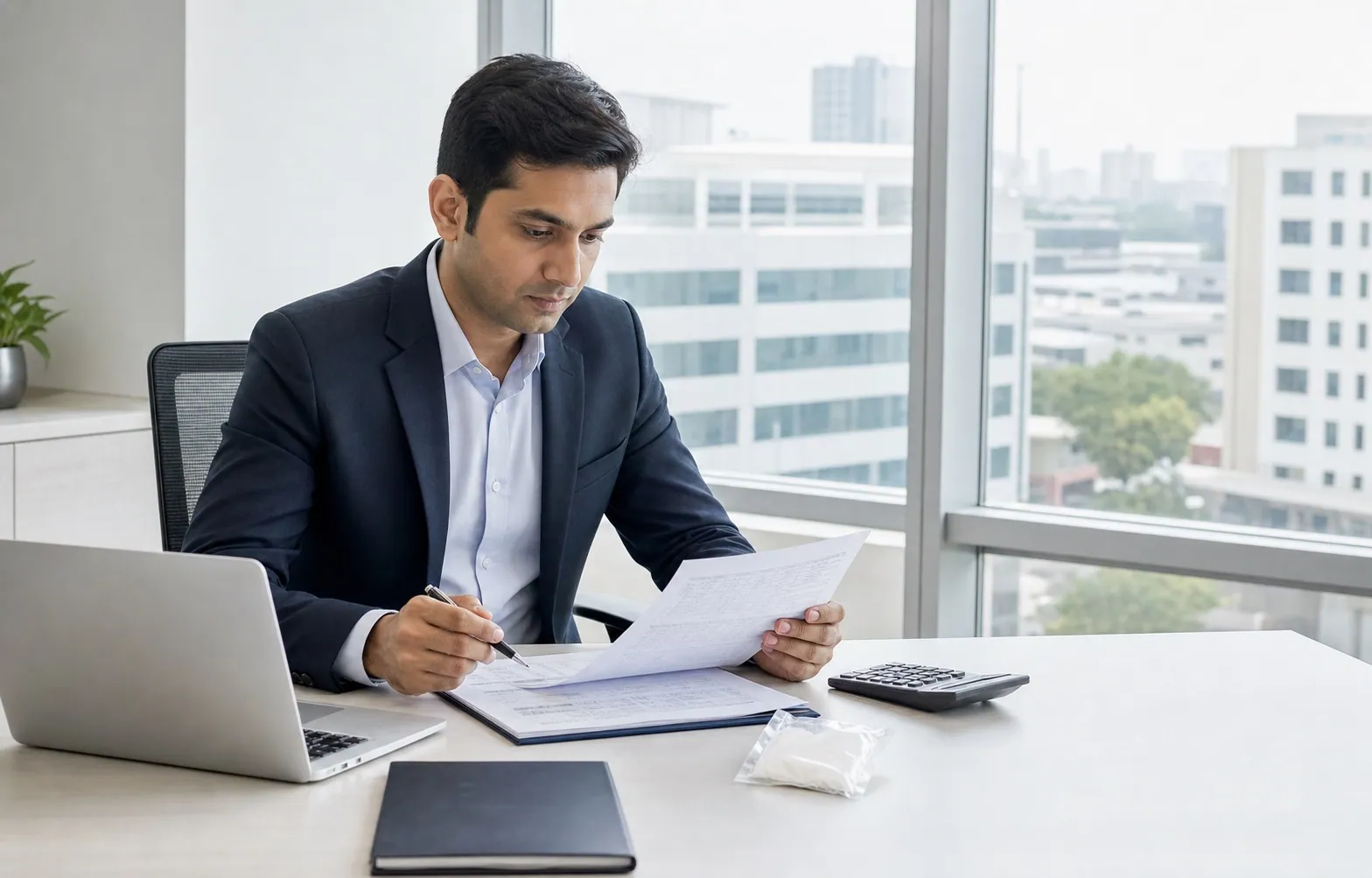 A procurement manager working through Orion's sourcing process
